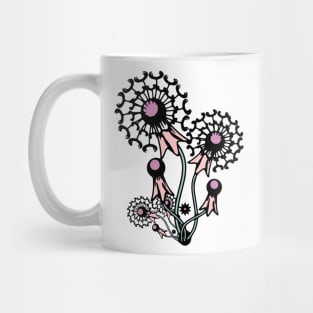 Dandelion Flower Vintage Design Mug